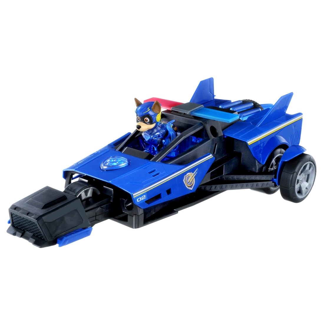 

Paw Patrol The Mighty Movie DX Transforming Vehicle Chase Mighty Police Car