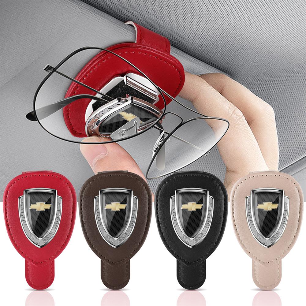 Chevrolet Car Eyeglass Storage Clip Auto Interior Organize Accessories For Silverado Onix Captiva Suburban Trax Malibu Orlando
