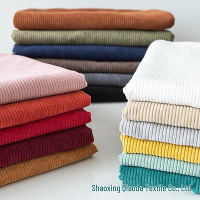 Tejido de Pana de 8 Canales sin Elasticidad para Camisas, Chaquetas, Fundas de Sofá, Pantalones de Algodón y Juguetes.