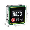 Multifunctional Laser Inclinometer Magnetic LCD Display Angle Level High Accuracy Rechargeable Digital Inclinometer Household