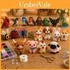 Kit de Manualidades de Animales 3D Pequeños con Cuentas y Materiales Plásticos para Decoración de Animales DIY y Creatividad Infantil