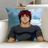Popular Anime Baki the Grappler Cushion Cover Soft  EasyWash Pillow Case  Versatile for Couch Bed Travel and Office