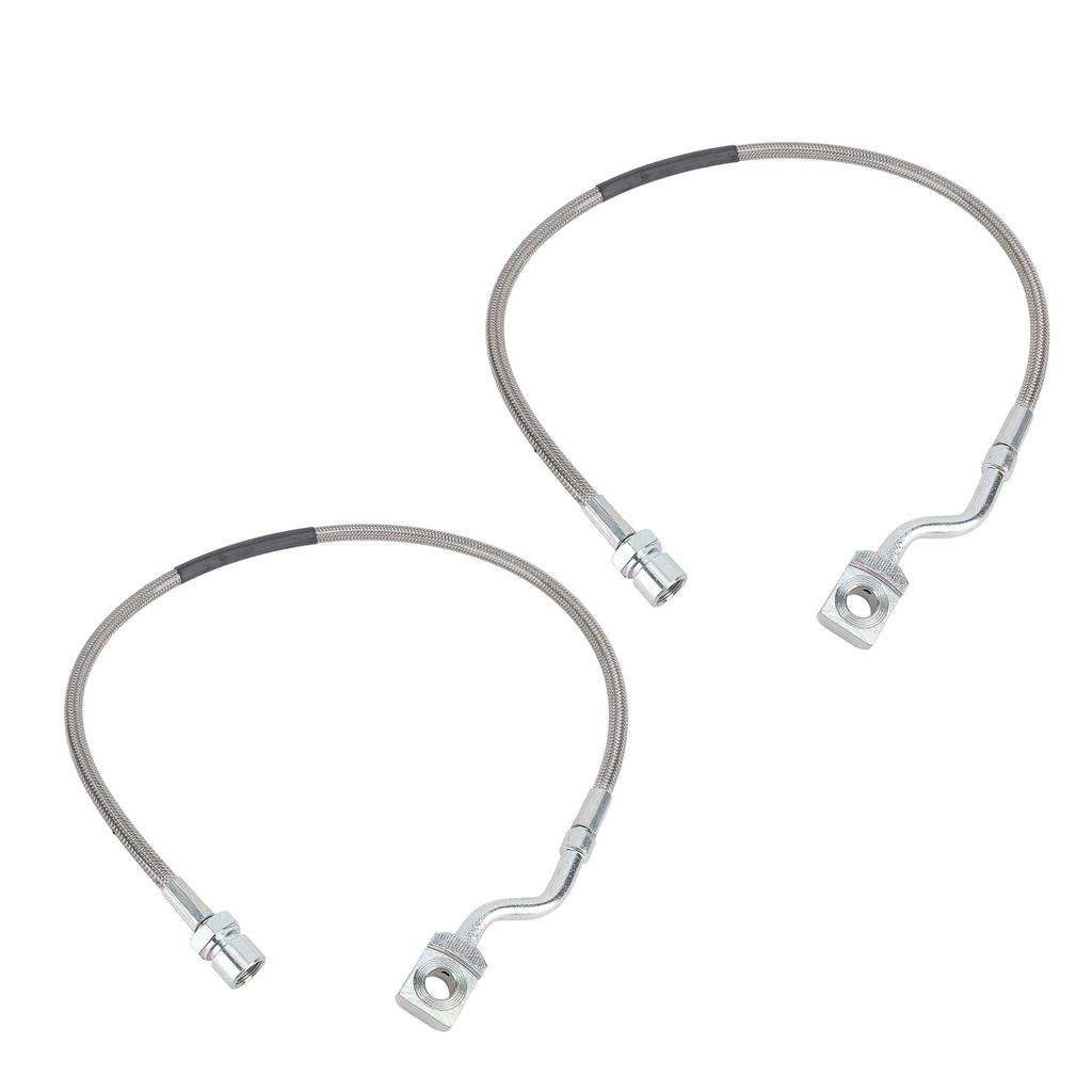 2PCS Front Brake Lines 89370 Improved Driving Performance Metal Strong Structure for 1500 2500 3500 HD Vehicle Models