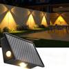 Outdoor Solar Fence Light Waterproof Wall Lamp for Patio Backyard Porch Railing Stairs