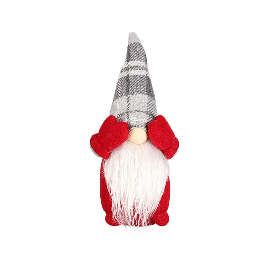 2020 Weihnachtsmann ohne Gesicht Wichtel Weihnachtbaum Hängende Dekoration Puppe Dekoration