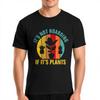 Men Cotton Tshirt Streetwear Summer Men T Shirt Its Not Hoarding If Its Plants Short Sleeve Solid Color ONeck Tshirt