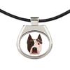 American Staffordshire Terrier, Amstaff – Necklace with a geometric design and the inscription "Art-Dog" | Art-Dog