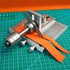 Leather Strip and Strap Cutter Set Including 2 C-Clamps, 20 Replacements and 8 Wrenches, Leather Strap Cutting Machine
