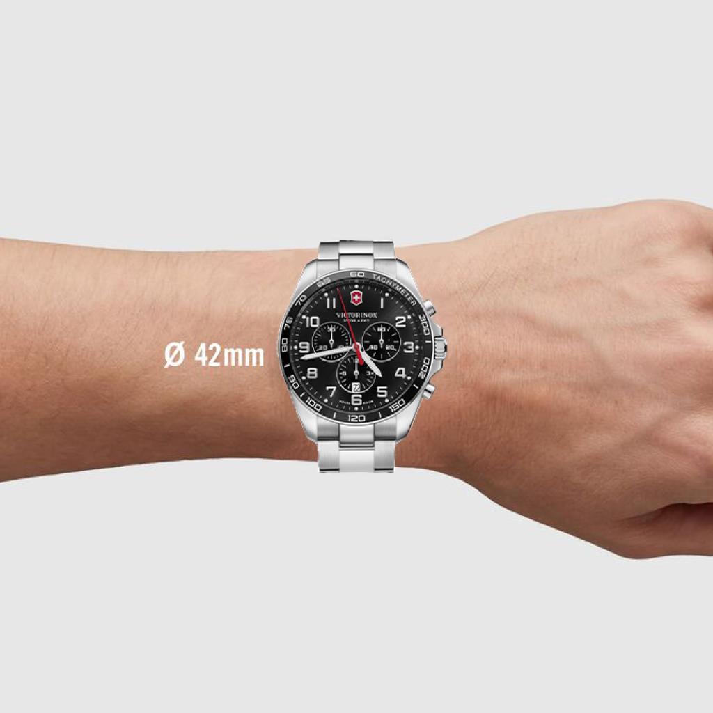 Victorinox FIELDFORCE CLASSIC CHRONO Черные часы 241899 Гарантия [ ] 5 лет
