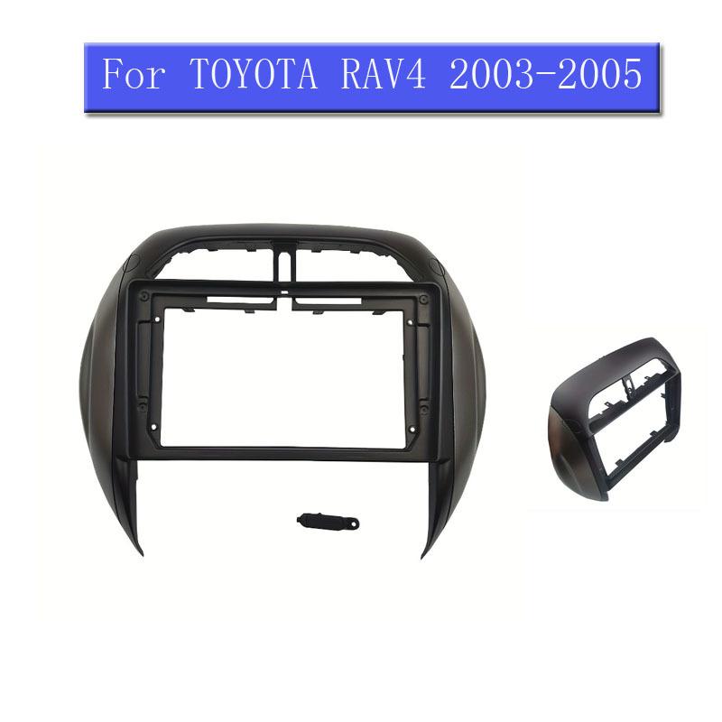 9 INCH Radio Frame Fit for TOYOTA RAV4 2003-2005 Stereo Installation Panel Android Player GPS Navigation Fascia Dash