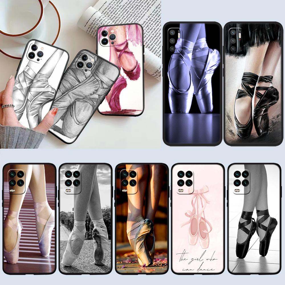 UP12 Ballet Pointe Shoes Ballerina Shell Phone Case for Xiaomi Poco C40 C50 C51 C55 C65 C71 C75 F3 F5 F6 F7 M2 M3 Pro Ultra