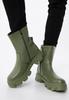 Wittchen Women's Leather Platform Boots Green Natural Leather