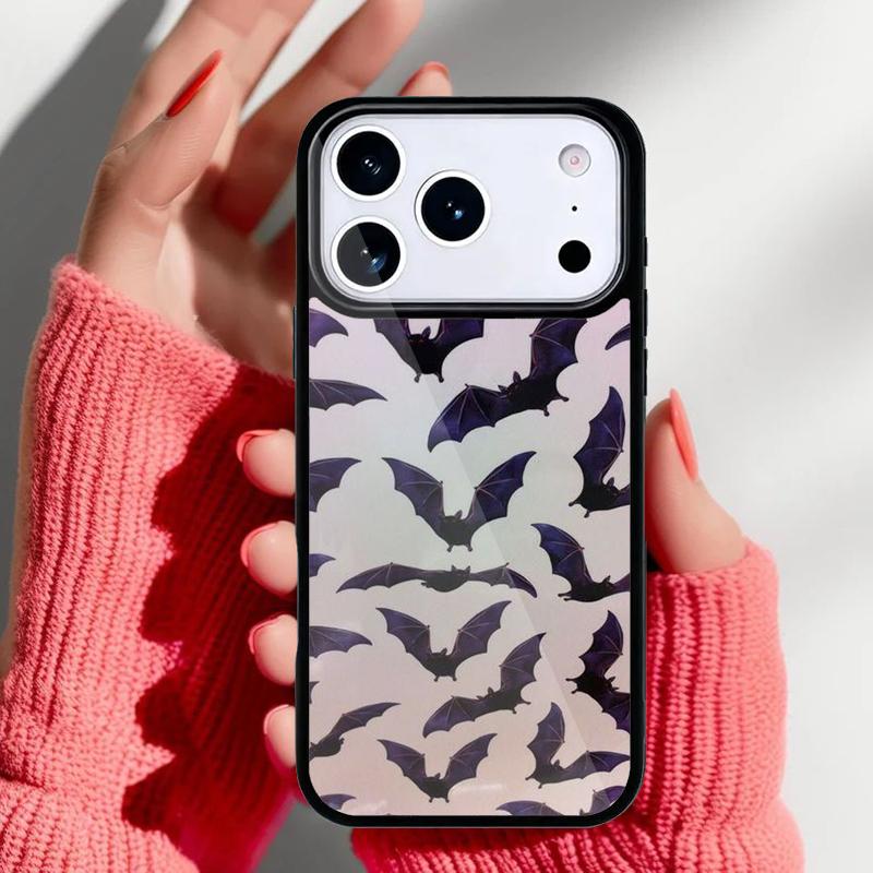 

Pumpkin Halloween Bat Boo Phone Case for iPhone 17 Air 16e 15 14 13 Pro Max Back Cover for 12 11 Pro Coque iPhone17 Pro