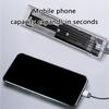 USB3.0 M.2 NVME / Optional Hard Drive Case Clear PC Shell Small Size for Easy Hardware Inspection and Efficient Cooling