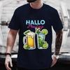 T Shirt for Men HELLO FRIDAY Graphic Tops Y2k Clothes Beer Lover Drinking Day Party Tees Matching Outfit Oversized Streetwear