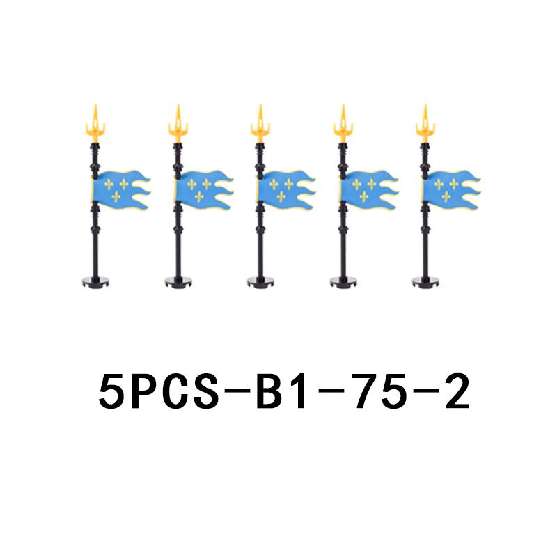 Medieval Castle Knight Figures Weapon Building Blocks Military Army Soldier Flag Shield Cloak Legion Accessories Bricks Toy Gift