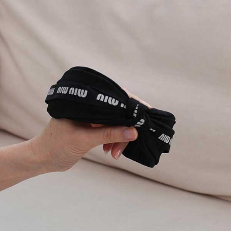 Wide Lettering Bandana Hairband Headband (4 types)