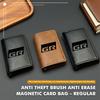 For Toyota Men's Car Anti Magnetic Anti Theft Storage Bag ID Credit Card Wallet Crown Yaris Corolla Prius Auris CHR Avalon GR