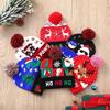 Christmas Themed Light Up Beanie with LED Lights Xmas Gift for Kids Adult