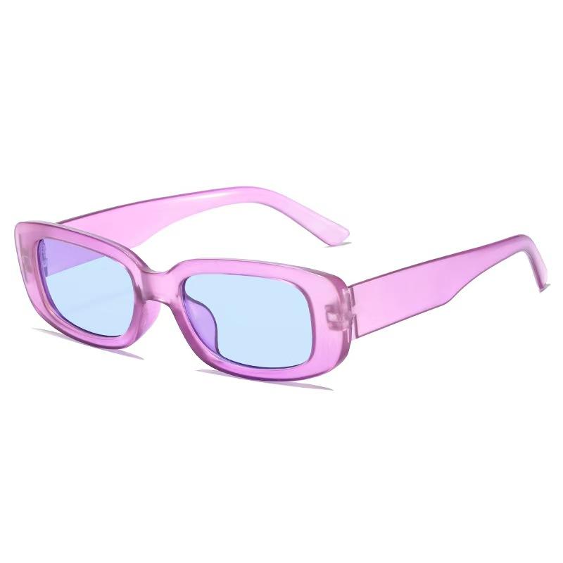 New Fashion Candy Color Small Frame Eyeglasses Men Sun Glasses Women Vintage Trendy Style Shades UV400 Eyewear