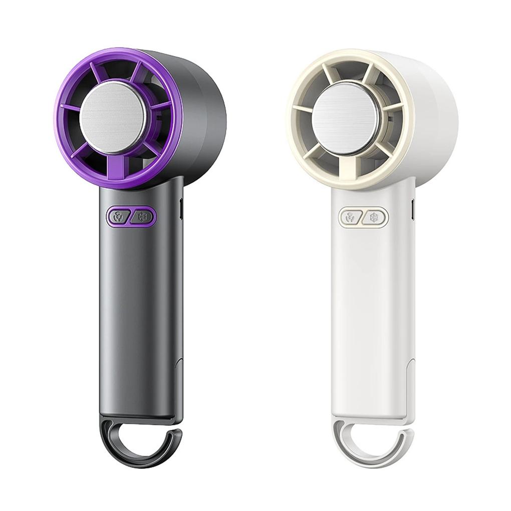 Strong Wind Power Handheld Ice Pack Fan With Turbofan Blades Semiconductor Refrigeration Fan USB