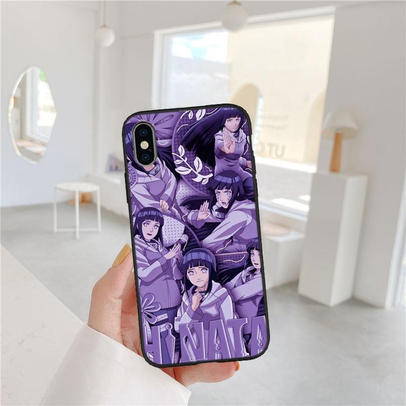 LO66 Naruto Hyuuga Hinata Soft Shell Phone Case for OPPO A3 Pro A72 A74 A76 A77 A77S A78 A79 A94 A95 A18 A40M A58