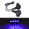 Dual Color Motorcycle LED Skull Shape Waterproof Fog Light Auxiliary Headlights for ATV Scooter Driving Racer Spotlight 2PCS