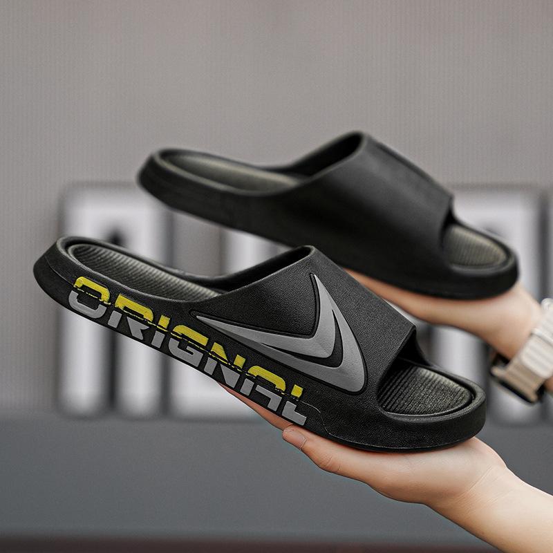 Men's Summer  SlidesSoft Sole Silent Sandals Couples Indoor Outdoor Athletic Beach Slides