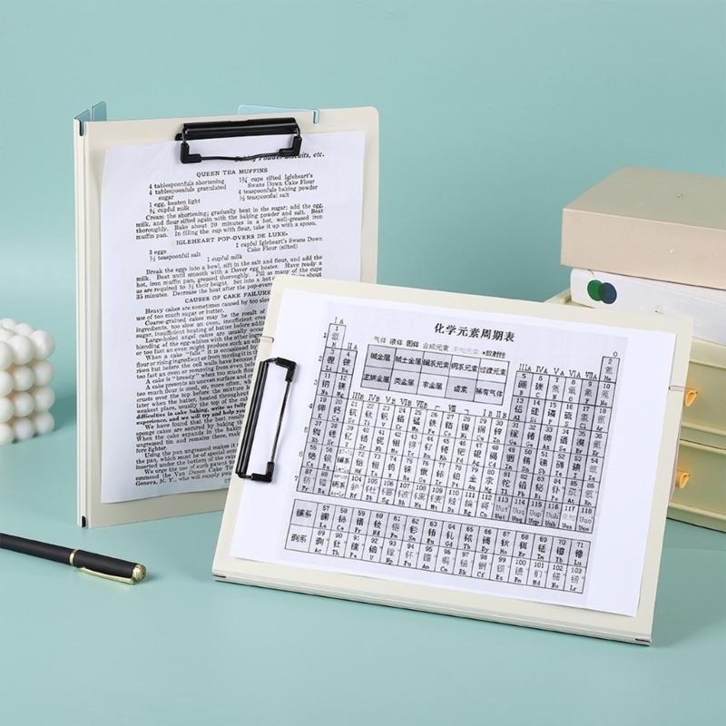Standing Up Clipboard Adjustable Angles Foldable Clipboard Writing Pad Document Organiser For Music Score File Storage