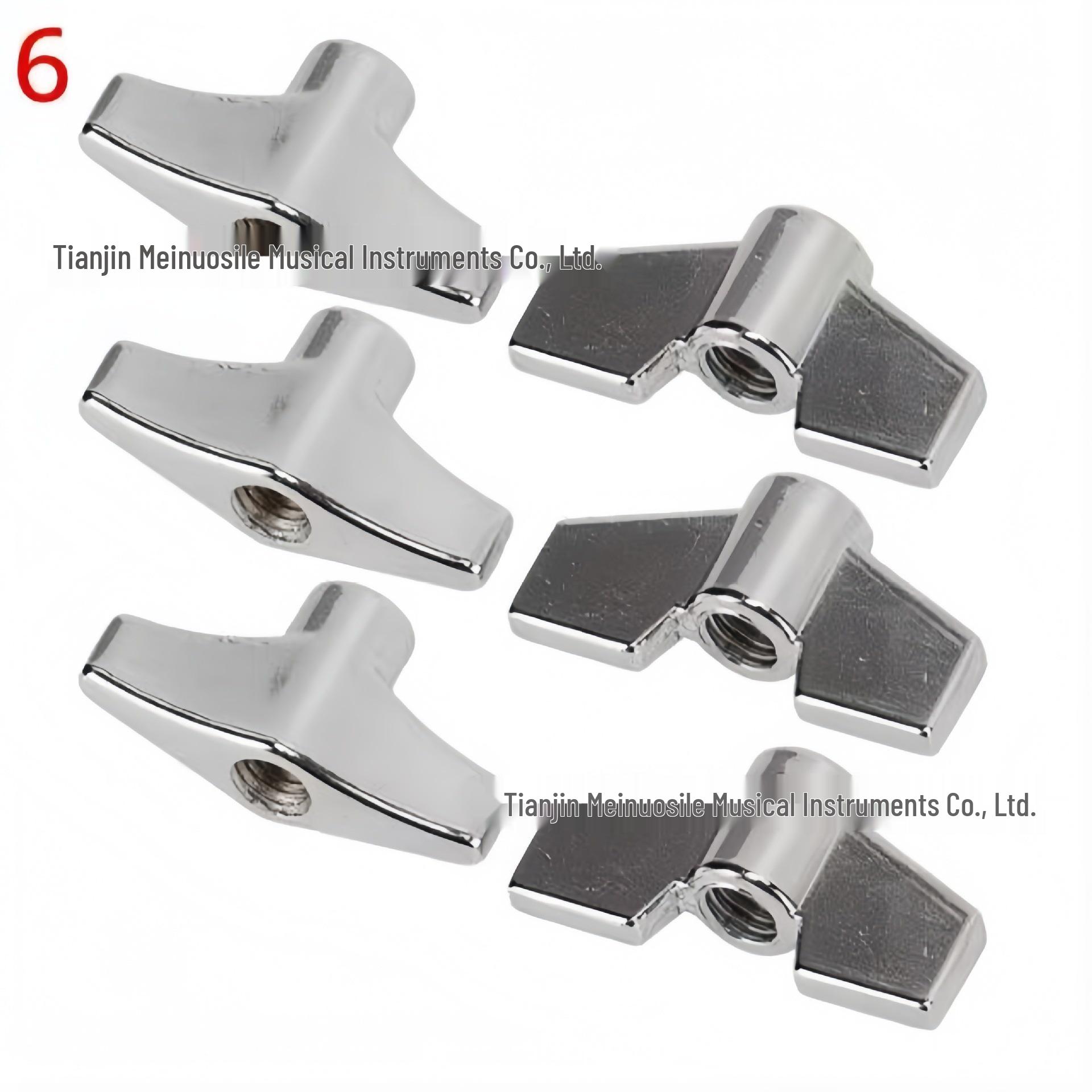 12-Piece Non-Slip 4cm Drum Felt Pad Set