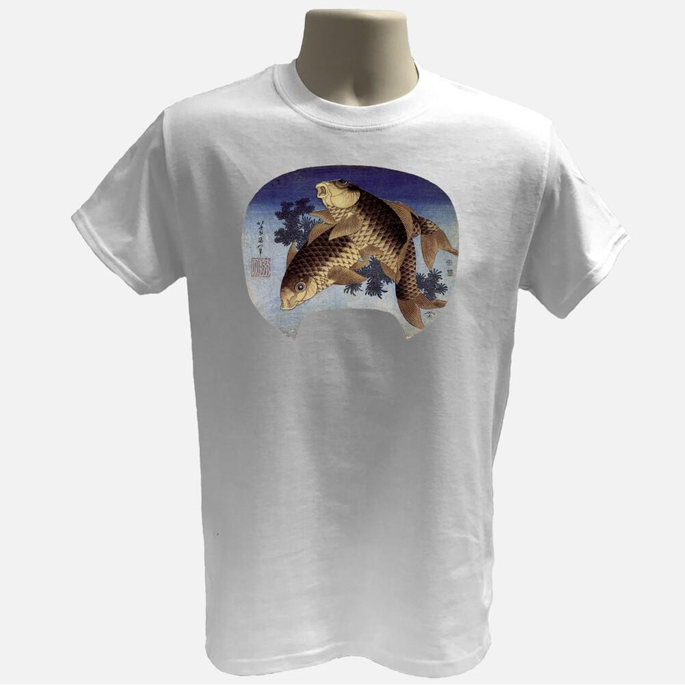 Japanese Tshirt Fishing Tshirt Hokusai print Samurai Tee Vintage japanese  Unisex T-Shirt XL