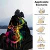 1pc Colored Deer Printing Lightweight Flannel Blanket, Comfortable and Warm Blanket, for Camping Sofa Bed and Couch Office, Gift