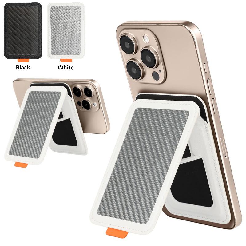 Fiber Patterned Magsafe Magnetic PU Leather Wallet Case for APPLE for iPhone 17 16 15 14 13 12 Pro Max Card Bag Cover