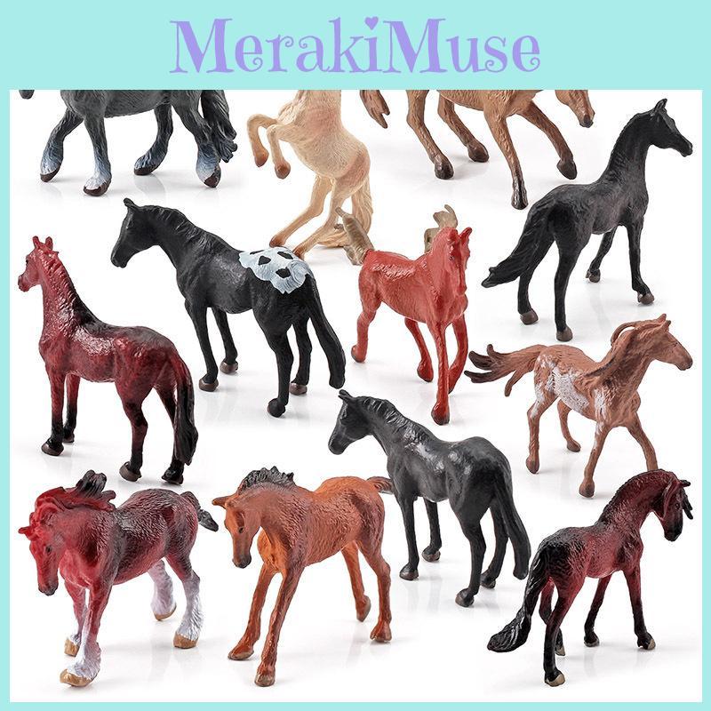 Pvc Horse Figures Static Models Of Keat Marshal Morgan And Freis