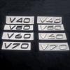 1 Stück 3D ABS Heckklappen Buchstaben Logo Emblem Abzeichen Aufkleber V40 V50 V60 V70 V90 Zubehör