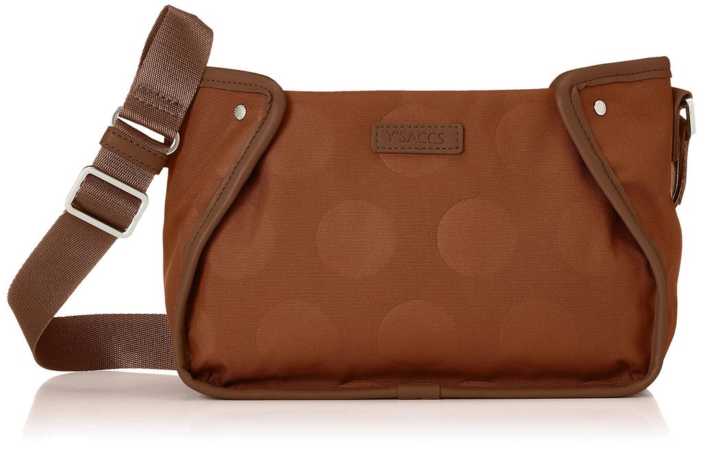 Shoulder Heat Embossed Polka Dot Brown [Isaac] Bag, Pochette, Women's, (20)