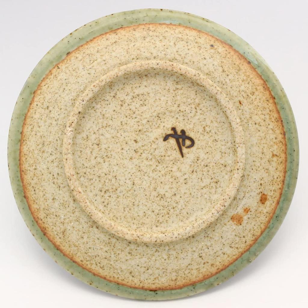 Utsuwa Roan Seto Ware Shinsen Ceramics Food Ash Glaze Jukusa Plate Serving Dish 17cm Diameter Tableware Set 5 Pieces Made In Japan "Japanese Utensils"