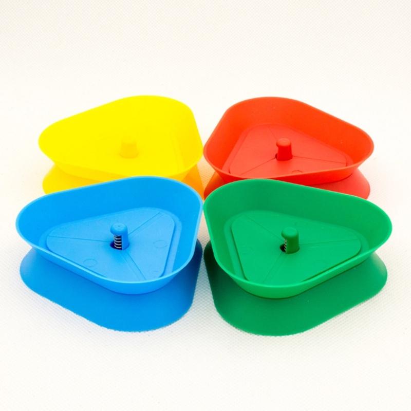 6Pcs Plastic Playing Card Holders Game Card Organizers Holder Triangular Shape Poker Rack for Kids Adults & Seniors