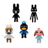 25-33cmHorror Animal Hospital Plush ToyBlue Dog Soft Stuffed Cartoon Doll CollectibleFor Adult Fans Home Decoration Cuddly Gift