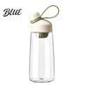 Wide Mouth Hydration Flask Tritan Plastic Water Bottle with Leak Proof Lid 600ml Capacity Fast Cup Lid Drinking Spout Sports for Fitness