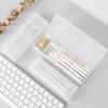 High Quality Gift Plastic Pencil Case Frosted Translucent Stationery Storage Box S/M/L Multifunctional Stationery Case Students