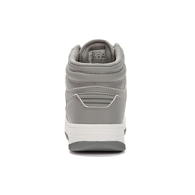 Kappa Durable Mid-Top Retro Basketball Shoes Unisex Sneaker Mushroom-Gray Korean-White K0CZ5CC15-1113