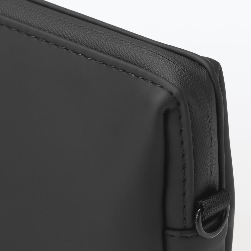 MUJI OHH68A4A Flexible Combination Storage 22 X X 15 Cm Case, Rectangular, Slim, Large, Black, Approx. 2.7