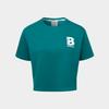 BARREL Women'S Life Crop T-Shirt Forest Green (B3Swhss001Frg)