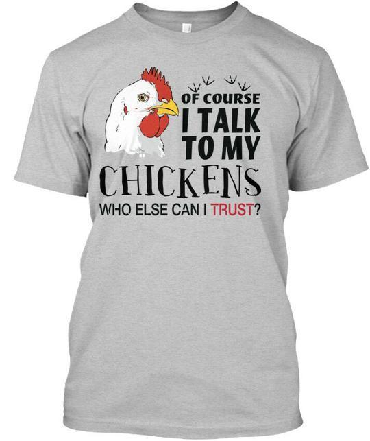 

Chicken-talk T-Shirt Made in the USA Size S to 5XL L