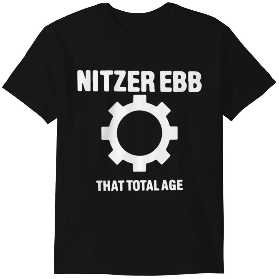 НОВЫЙ Nitzer Ebb That Total Age Тяжелый Хлопок Черный S-5XL Футболка EN764 Унисекс Футболка XXXL