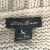 Eddie Bauer/Cowichan-Pullover/Damen PXL/Weiß×Braun/Nordisches Muster/Strickjacke/Oberbekleidung(GEBRAUCHT)