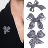 Sparkling  Bow Brooches For Women Unisex Office Party Friend Gifts Jewelry Accessories