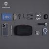 Kingsons Men Women Electronics Tech Pouch Digital Accessories For Passport Travel Business 420D Nylon Waterproof Minimalist