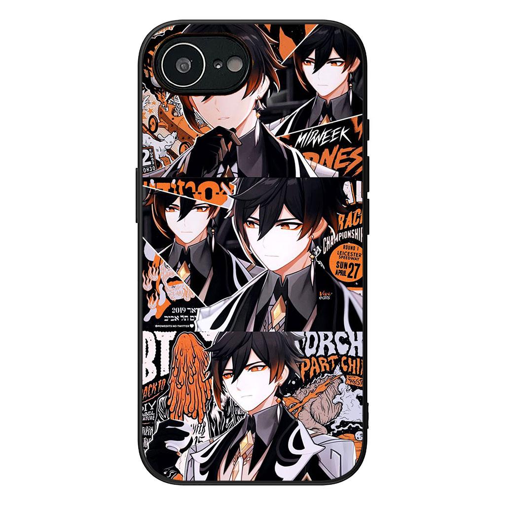 Genshin Impact ZhongLi Zhong Li Case for Motorola Moto G04 G13 G14 G22 G23 G20 G32 G34 G35 G64 G82 G84 G53 G60 G72 E14 E15 E13